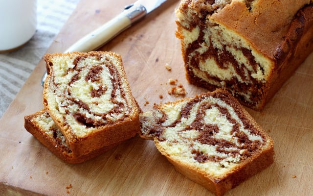 Cake marbré au Nutella