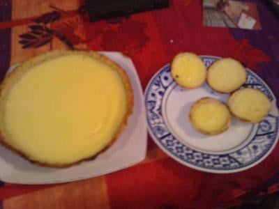 Tarte et tartelette au citron