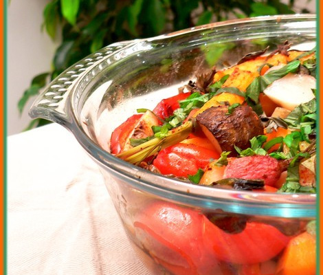 Cocotte de lapin et légumes primeurs