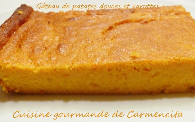 Gâteau de patates douces et carottes
