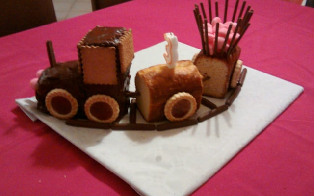 Petit train d'anniversaire