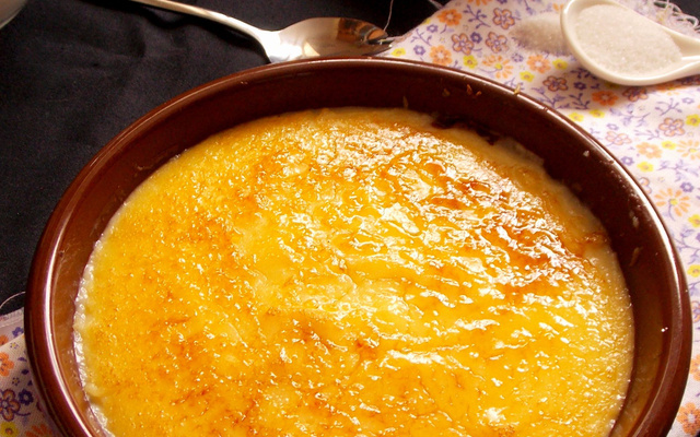 Crème catalane au sucre caramélisé