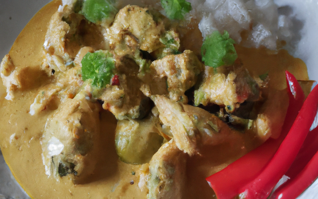 Curry de poulet, inspiration Thaï