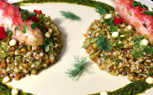 Queue de Homard snackée, taboulé de Lentilles vertes du Puy