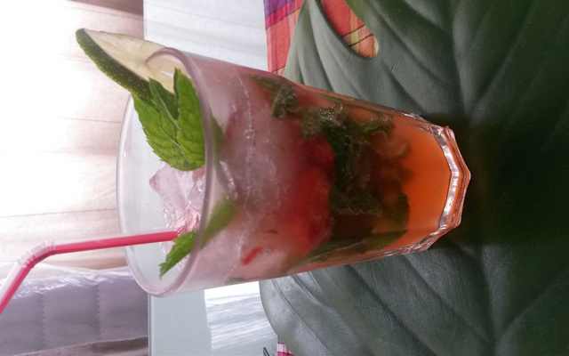 Cocktail Virgin Mojito à la fraise