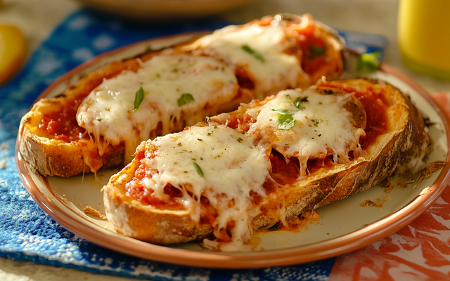 Pizza baguette