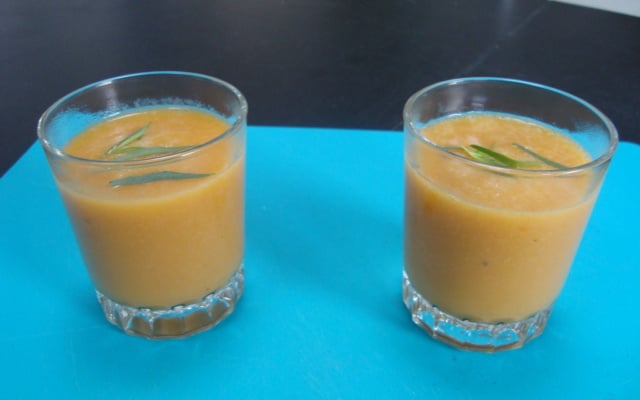 Velouté de carottes à l'estragon