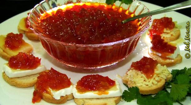 Confiture de poivron rouge classique