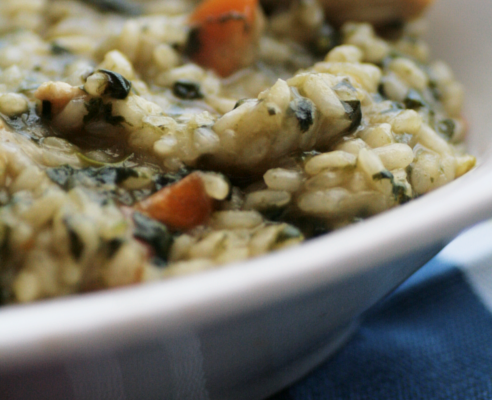 Risotto aux épinards
