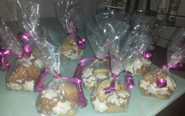 Sablés, épices, orange, chocolat blanc