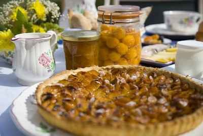 Tarte sablée aux mirabelles