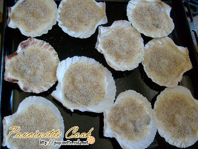 Coquilles Saint-Jacques gratinées