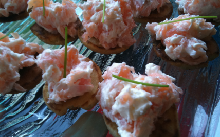 Toasts saumon fumé, mascarpone