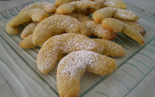 Croissants de lune à la vanille