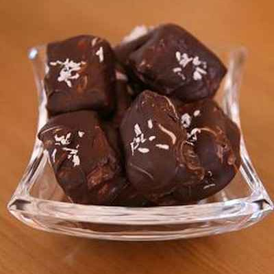 Chocolats cœur praliné croustillant