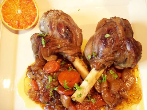 Souris d'agneau confite aux épices