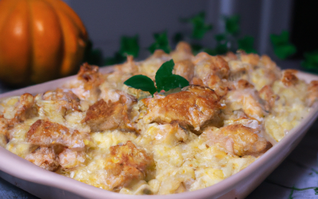 Crumble de poulet au lait de coco