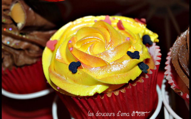 Cupcakes cœur de spéculoos