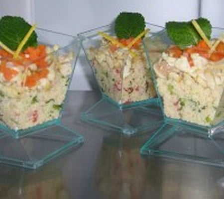 Verrines au taboulé