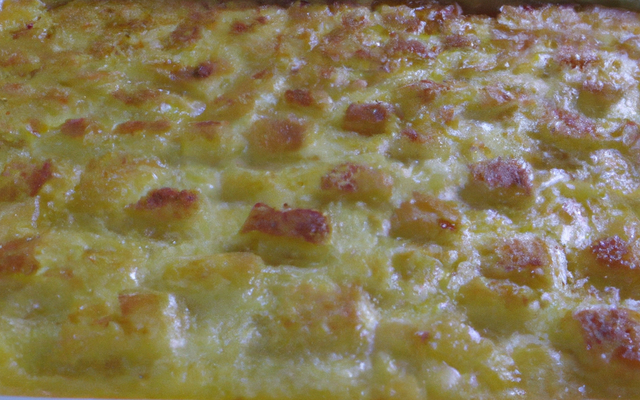 Gratin de mangues au Champagne