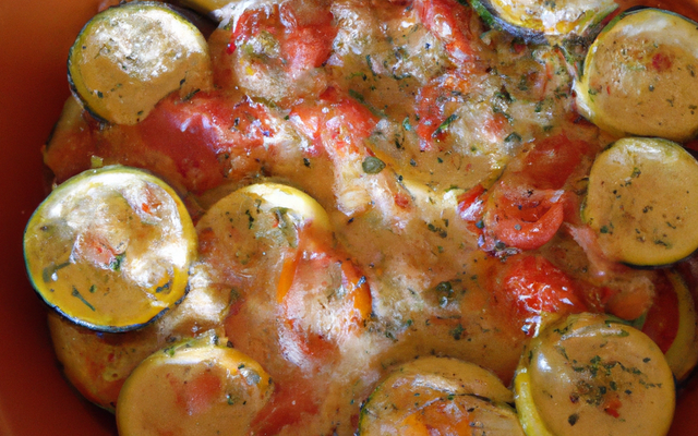 Gratin de courgettes à la tomate de tatie binou