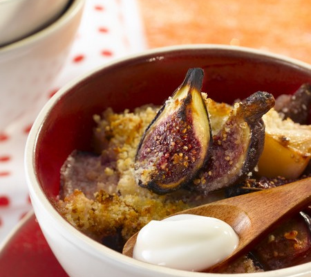 Gratin de fruits au miel