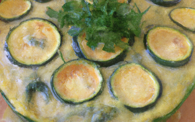 Flan de courgettes facile