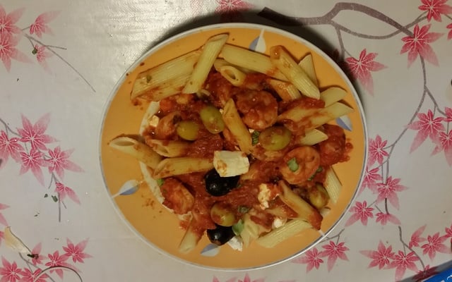 Scampis à la grecque