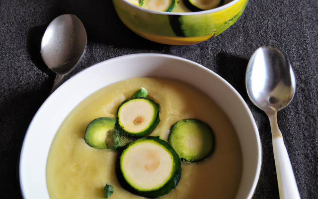 Velouté de courgettes réconfortant