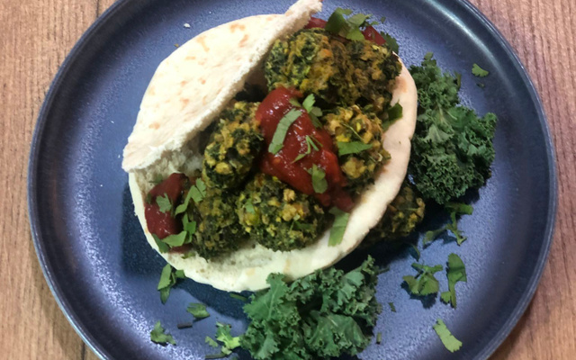 Falafels de chou kale