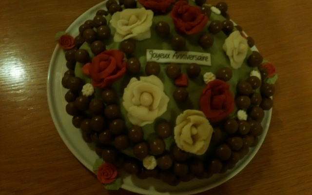 Gravity cake aux Maltesers