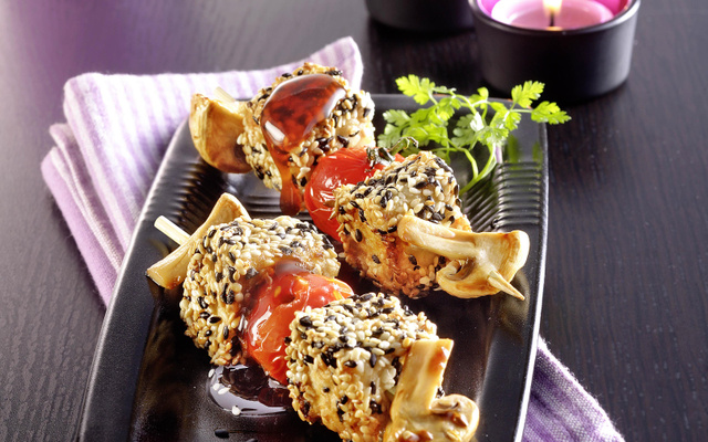 Brochette végétarienne