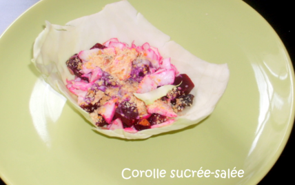 Corolle sucrée-salée maison