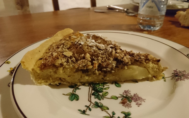 Tarte aux poires et mascarpone