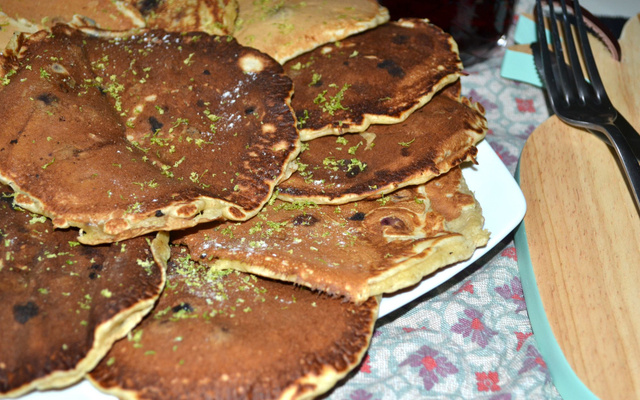 Les pancakes citron myrtille de Glee