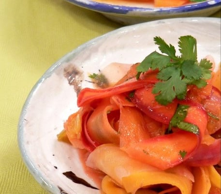 Salade de carottes à l'orientale