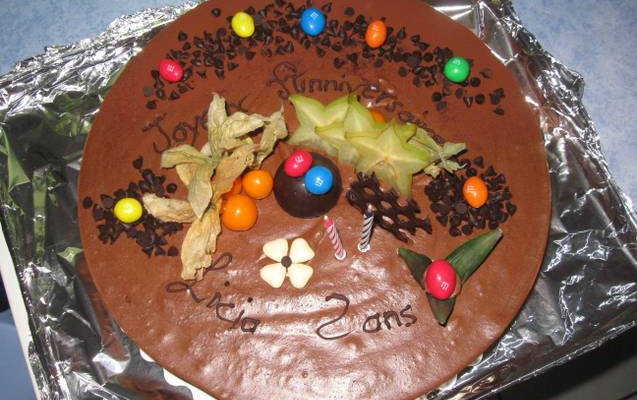 Le gâteau d'anniv choco croustillant