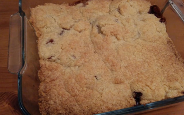 Crumble poire et chocolat