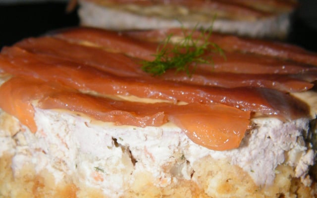 Cheesecake de saumon fumé