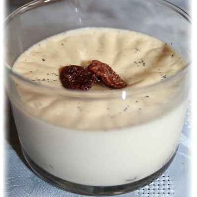 Panna cotta Rhum-raisins