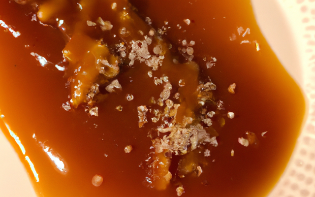 Sauce caramel à la fleur de sel !