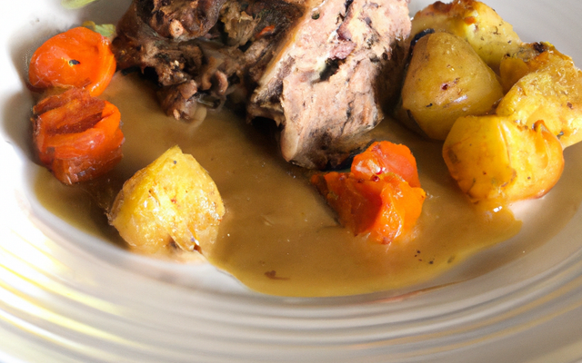 Rôti de veau au porto