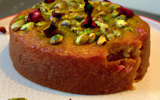 Cake à la tomate séchée et pistaches