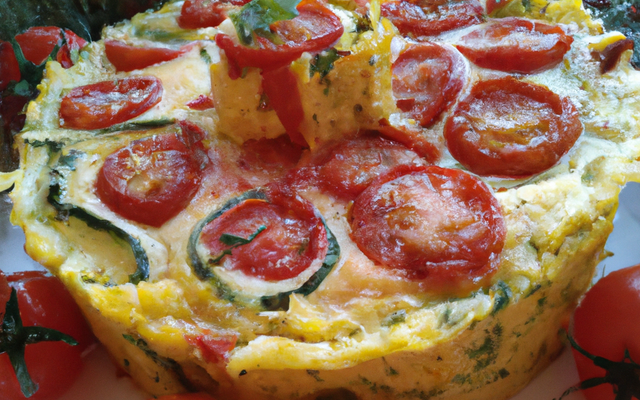 Cake à la courgette aux fromages et tomates confites