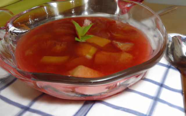 Compote fraises rhubarbe