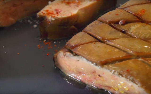 Foie gras frit aux épices