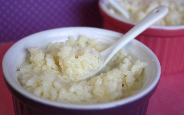 Riz au lait à la vanille maison