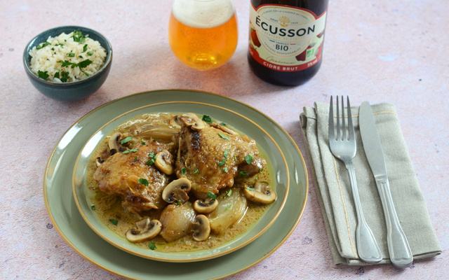 Poulet au cidre Ecusson