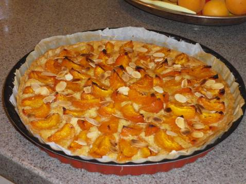 Tarte aux abricots à la crème d'amandes