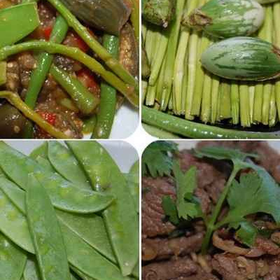 Bœuf mariné et légumes sautés à la thaïlandaise